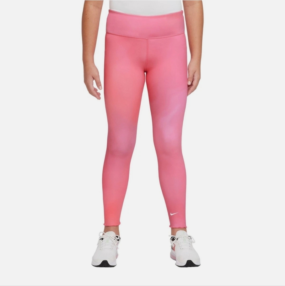 NWT Nike One Dri-FIT Pink Leggings Girls Large
